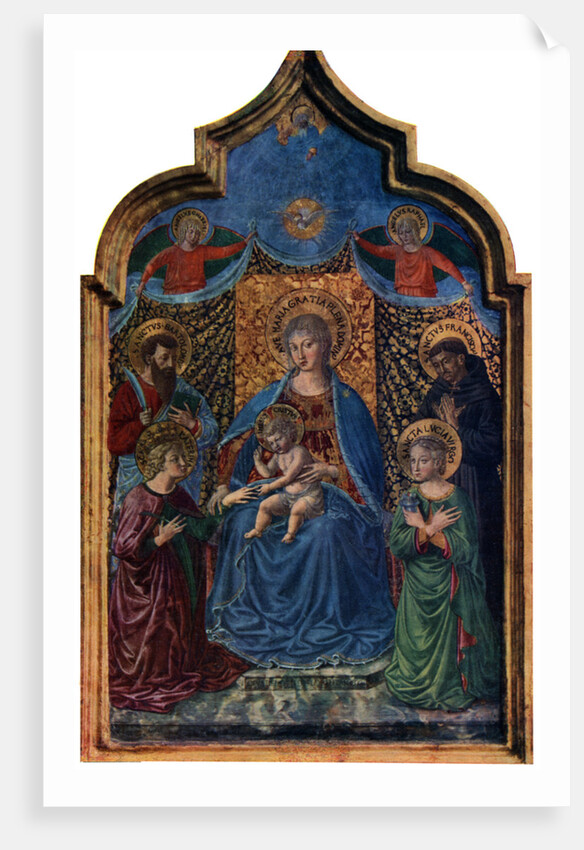 Mystical Marriage of St Catherine by Benozzo Gozzoli