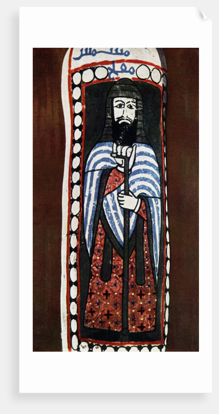 Painted figure of a Christian priest at Jausaq, Samarra, Iraq by Anonymous