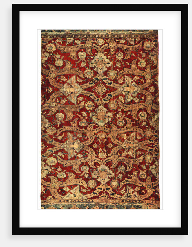 Silk and gold carpet by H Maclaren