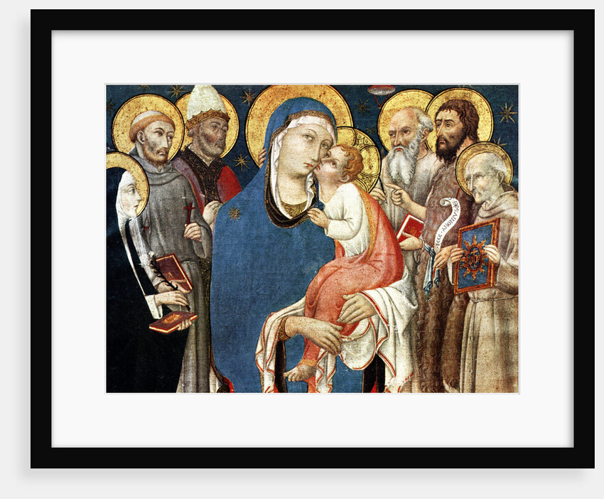 The Madonna and Child with Saints by Sano di Pietro