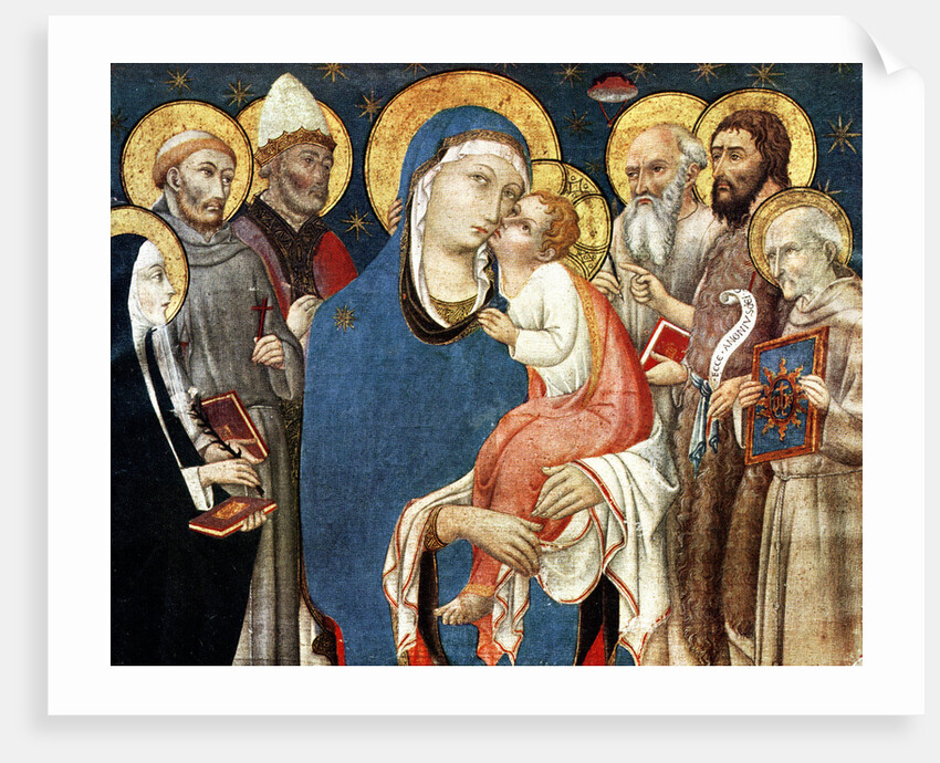 The Madonna and Child with Saints by Sano di Pietro
