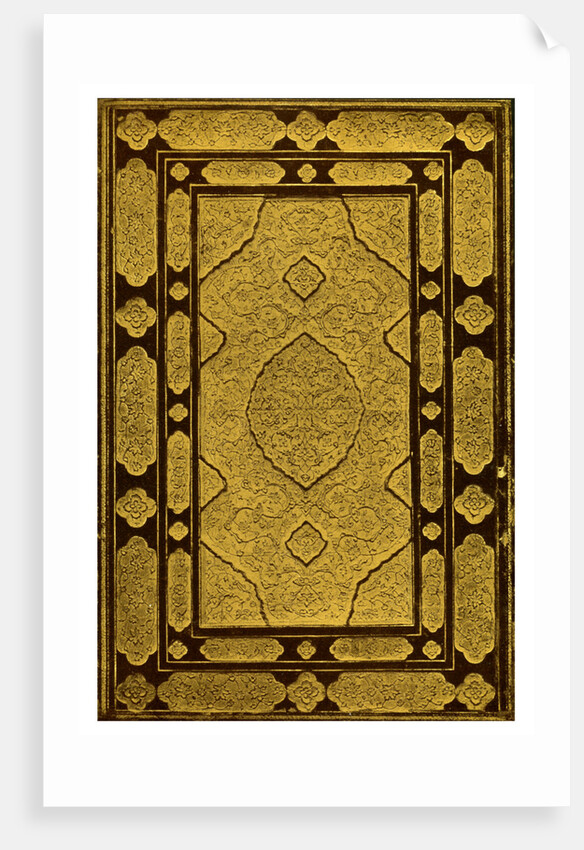 Embossed binding of Jami's 'Khansa, Five Poems' by Anonymous