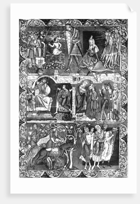 Leaf from a Bible. Winchester by Anonymous