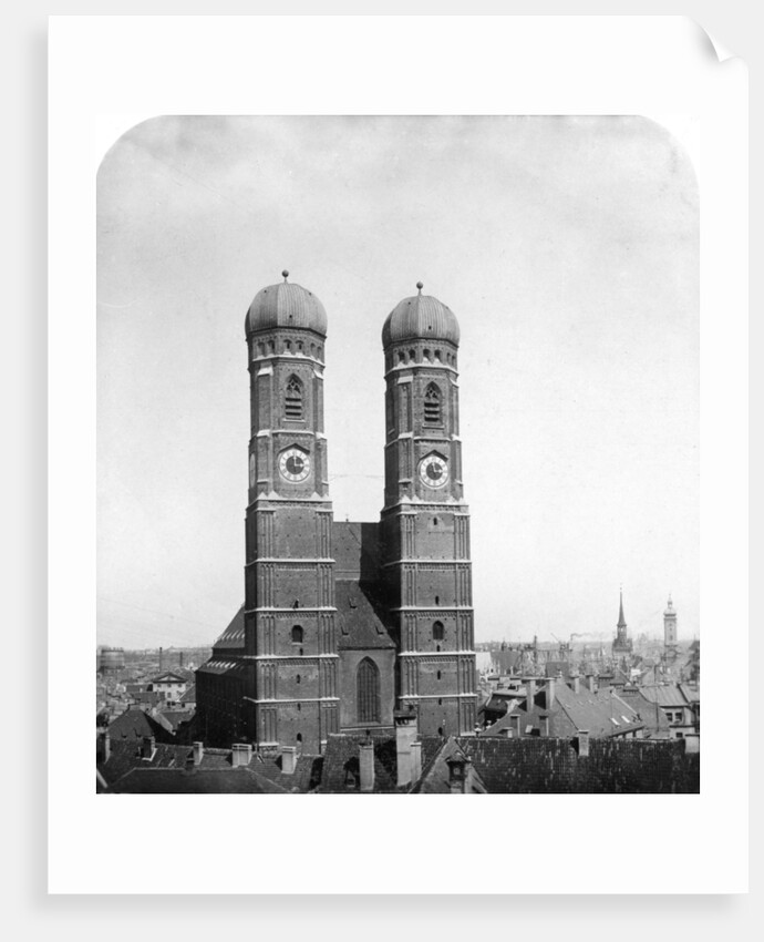 The Frauenkirche, Munich, Germany by Wurthle & Sons