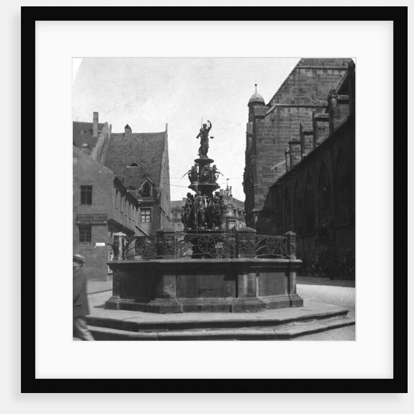 Tugendbrunnen, Nuremberg, Bavaria, Germany by Wurthle & Sons