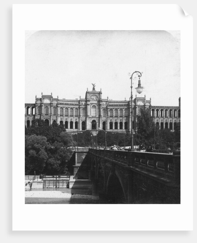 The Maximilianeum, Munich, Germany by Wurthle & Sons