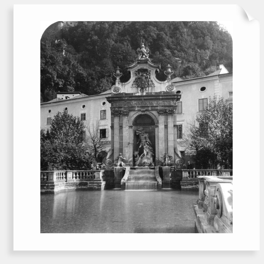 Pferdeschwemme, Salzburg, Austria by Wurthle & Sons