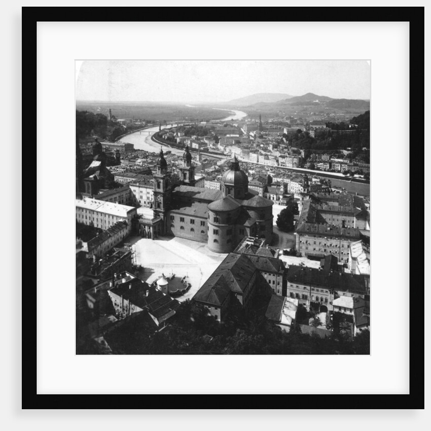 View of Salzburg from the Hohensalzburg Fortress, Salzburg, Austria by Wurthle & Sons