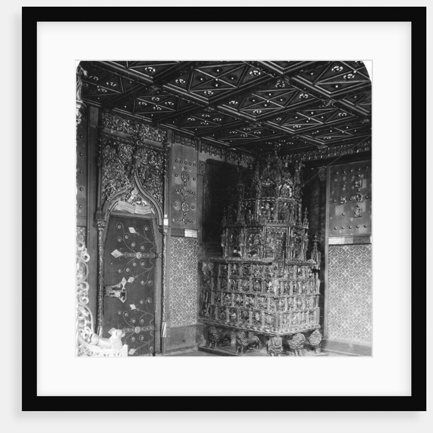 The furnace in the Prince's Chamber, Festung Hohensalzburg, Salzburg, Austria by Wurthle & Sons