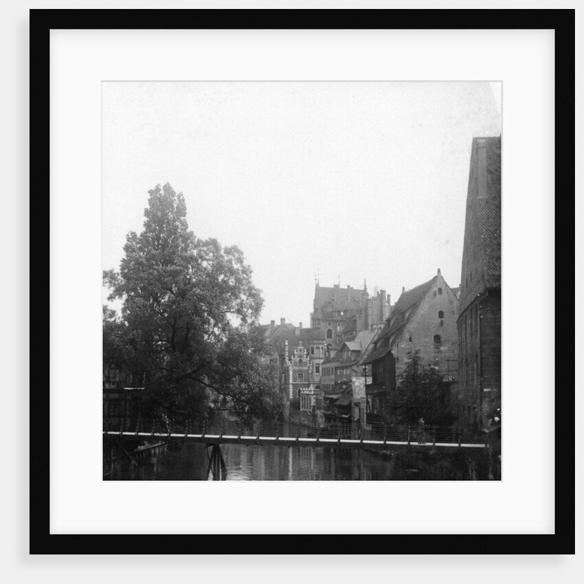 The Pegnitz river, Nuremberg, Germany by Wurthle & Sons