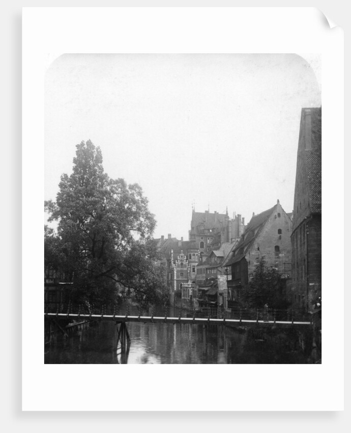 The Pegnitz river, Nuremberg, Germany by Wurthle & Sons