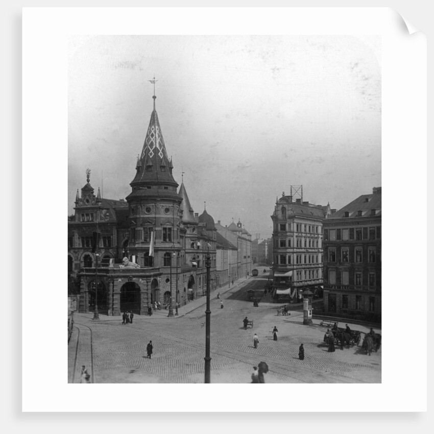 Löwenbräu Keller and Stiglmaierplatz, Munich, Germany by Wurthle & Sons