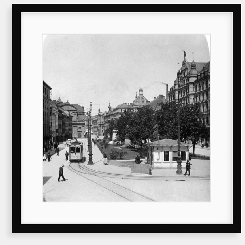 Promenadeplatz in Munich, Germany by Wurthle & Sons
