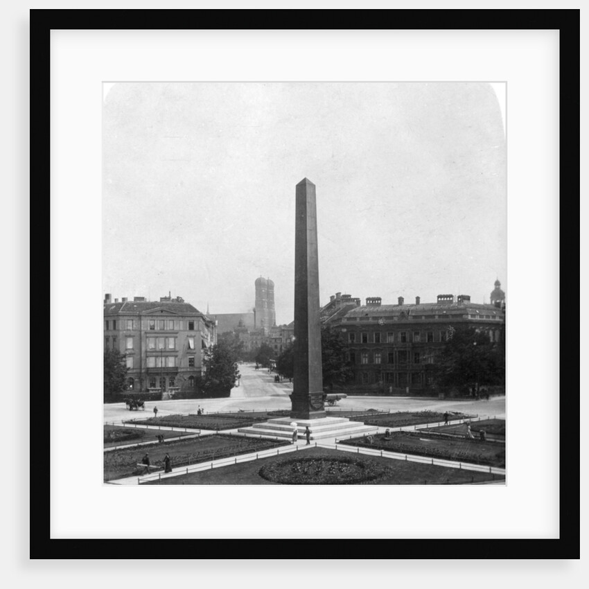 Karolinenplatz, Munich, Germany by Wurthle & Sons