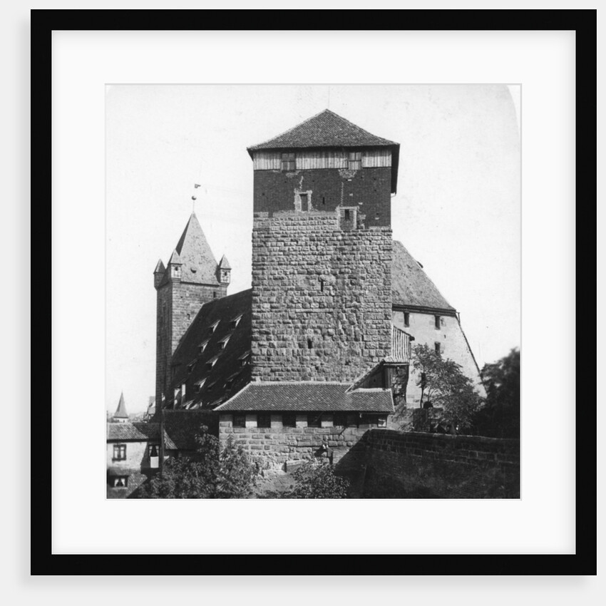 The Quintagonal tower (Funfeckiger Thurm), Kaiserstallung, Nuremberg, Germany by Wurthle & Sons