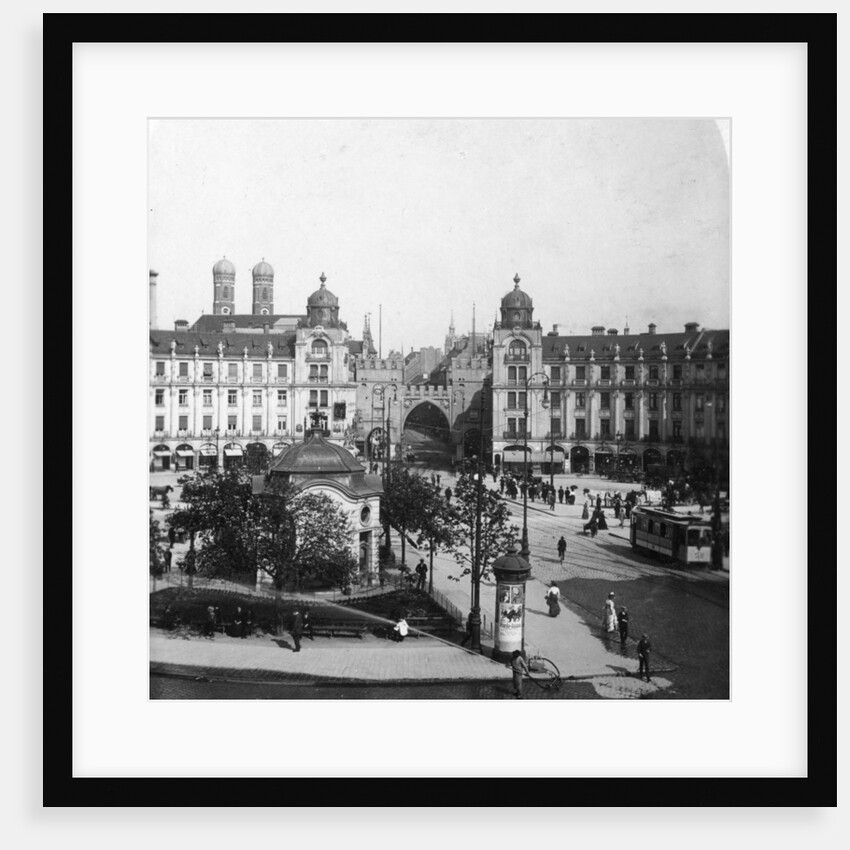 Karlsplatz, Munich, Germany by Wurthle & Sons