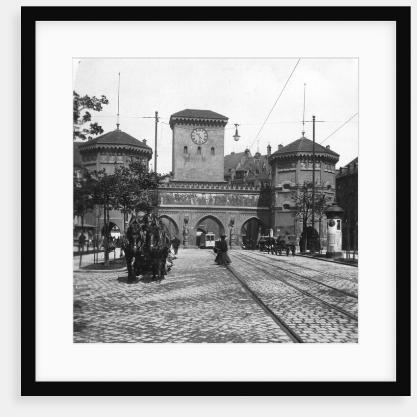 Isartor (Isar Gate), Munich, Germany by Wurthle & Sons