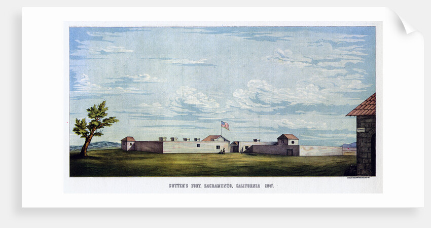 Sutter's Fort, Sacramento, California by Snyder