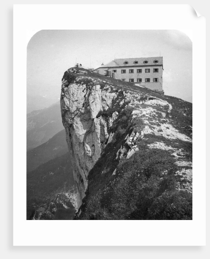 Hotel on the top of Mount Schafberg, Salzkammergut, Austria by Wurthle & Sons