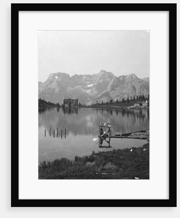 Misurina Lake, Sorapiss Peaks and the Dolomites, Italy by Wurthle & Sons