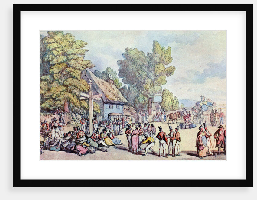 The Falmouth Road by Thomas Rowlandson