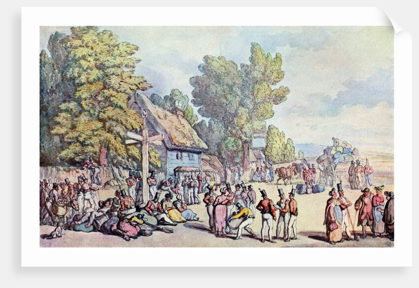 The Falmouth Road by Thomas Rowlandson