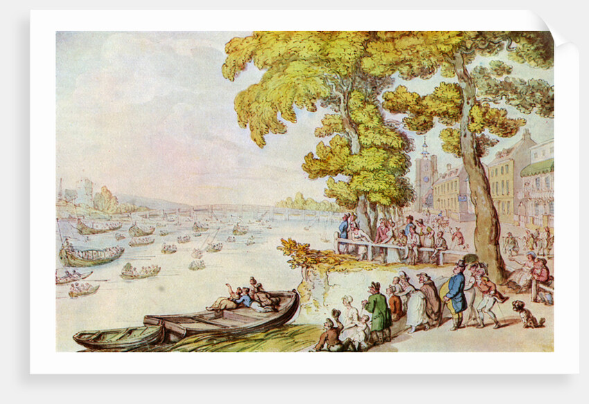 The Chelsea Mall by Thomas Rowlandson