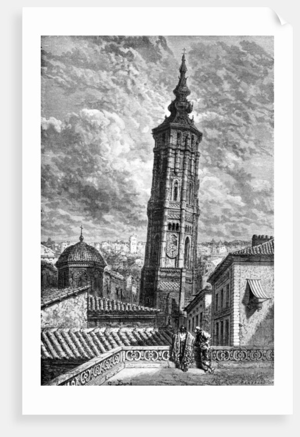 Torre Nueva, Zaragoza, Spain by Anonymous
