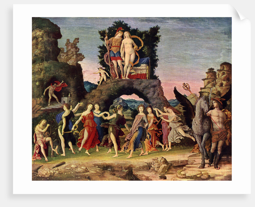 The Parnassus: Mars and Venus by Andrea Mantegna