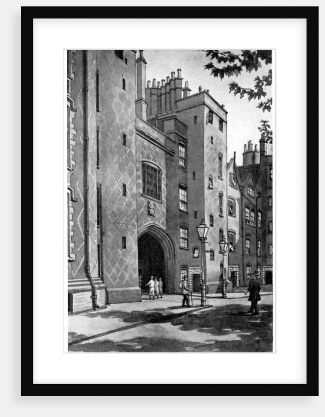 Old gateway to Lincoln's Inn, London by RA Wilson