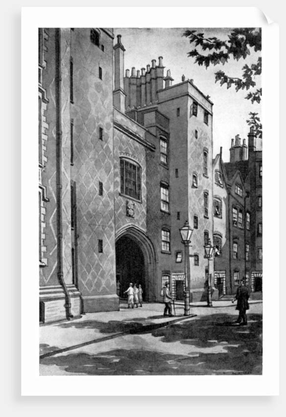 Old gateway to Lincoln's Inn, London by RA Wilson