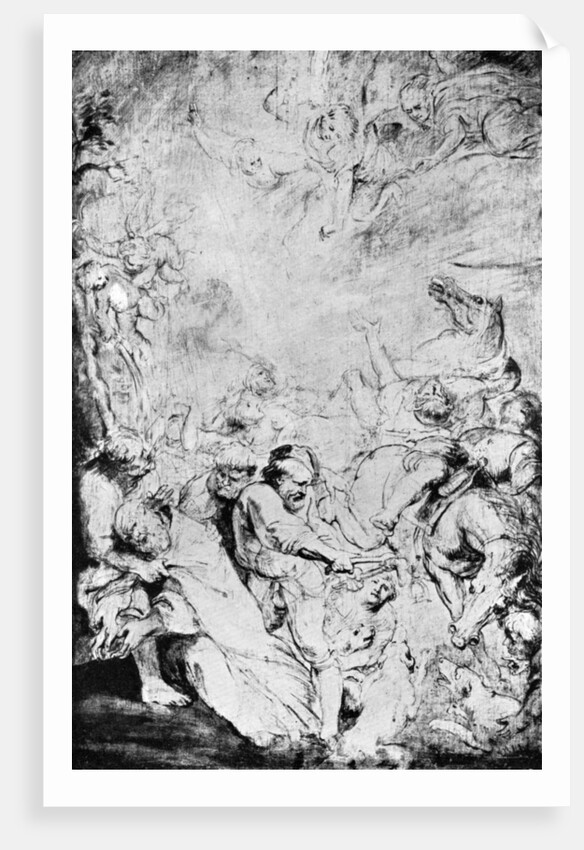Sketch of the Martydom of St Livinus by Peter Paul Rubens