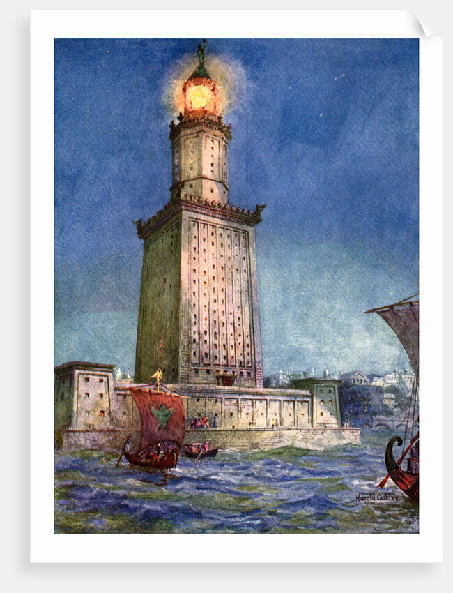 The Pharos of Alexandria, Egypt by Anonymous