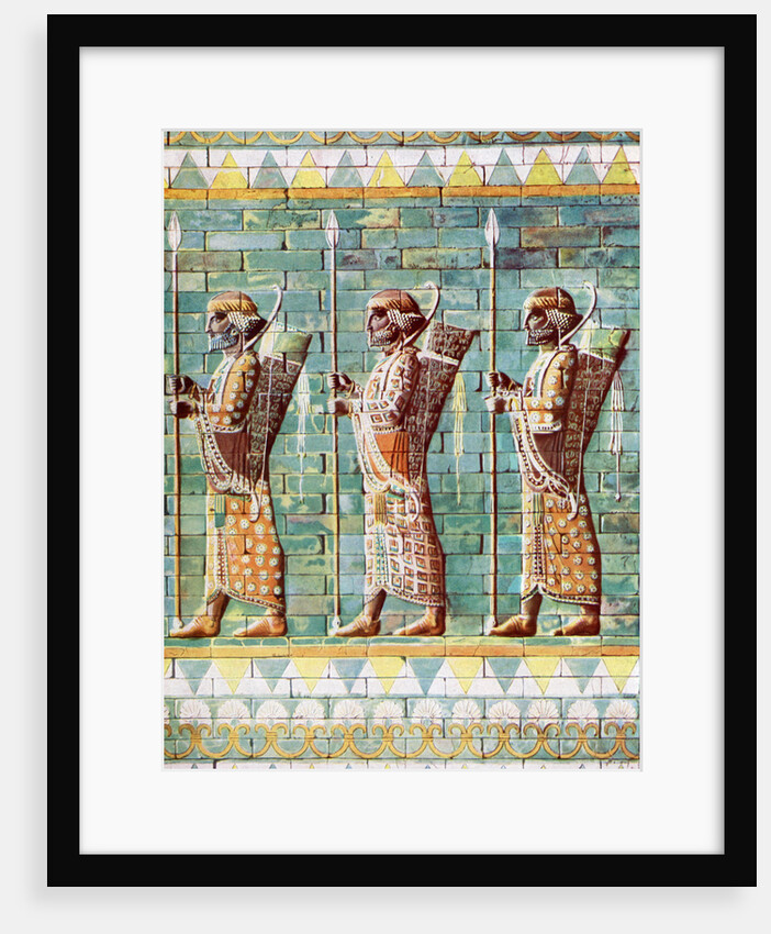 The archers of Kiing Darius, Susa, Iran by Anonymous