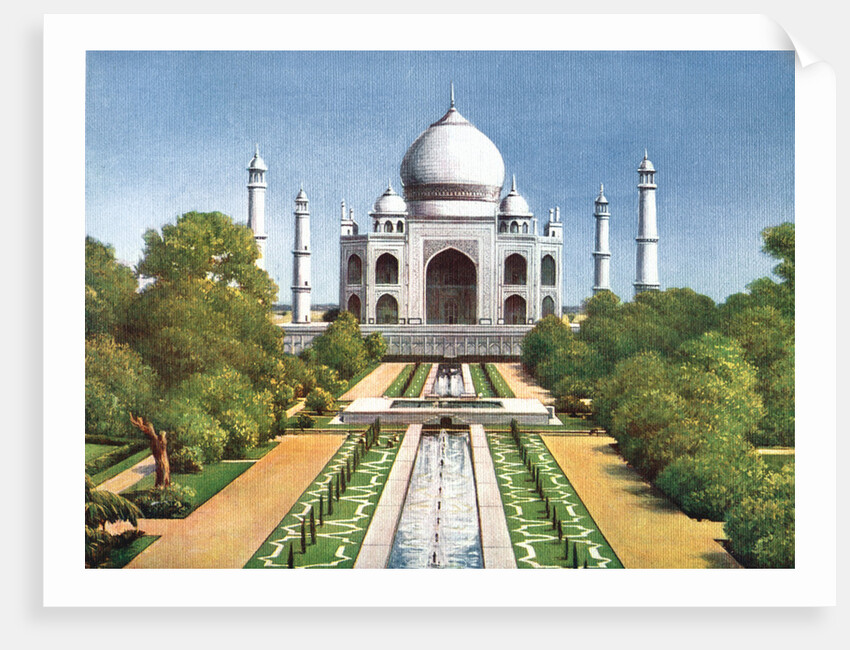 The Taj Mahal, Agra, India by Anonymous