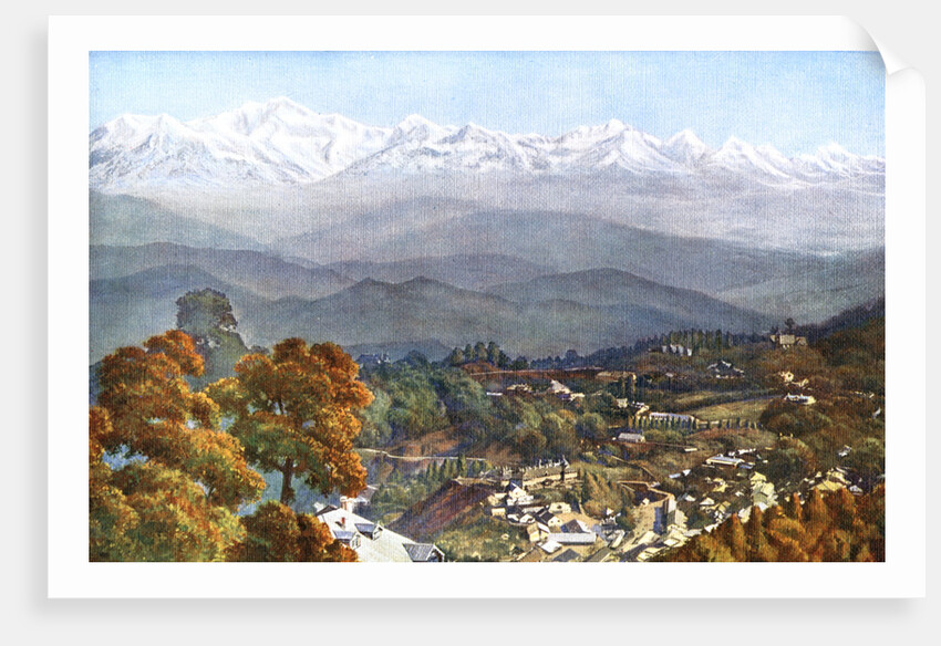 The snows from Jalapahar, Darjeeling, India by Anonymous