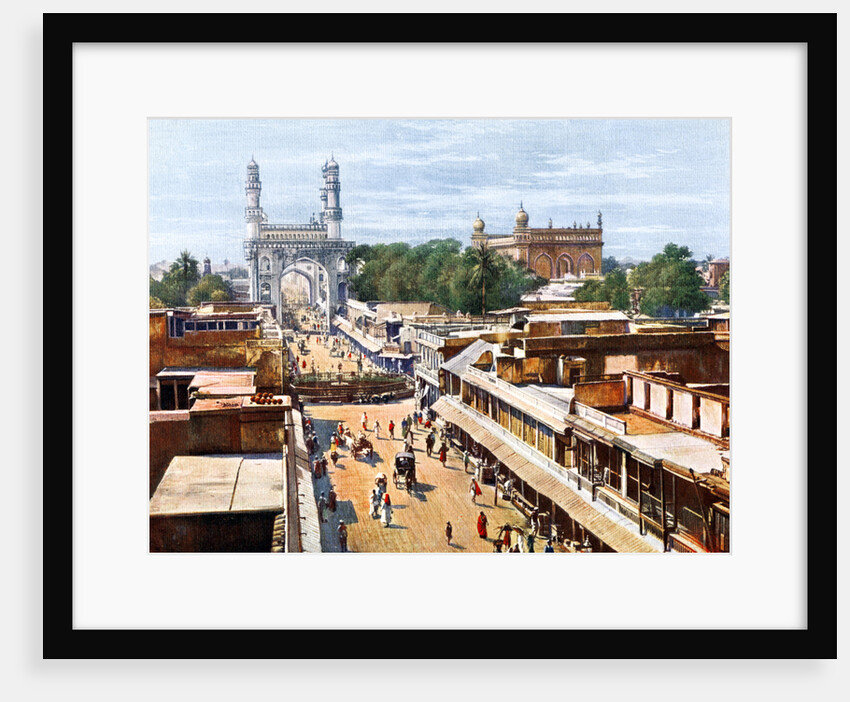 Principal Entrance Street, Hyderabad, India by Anonymous