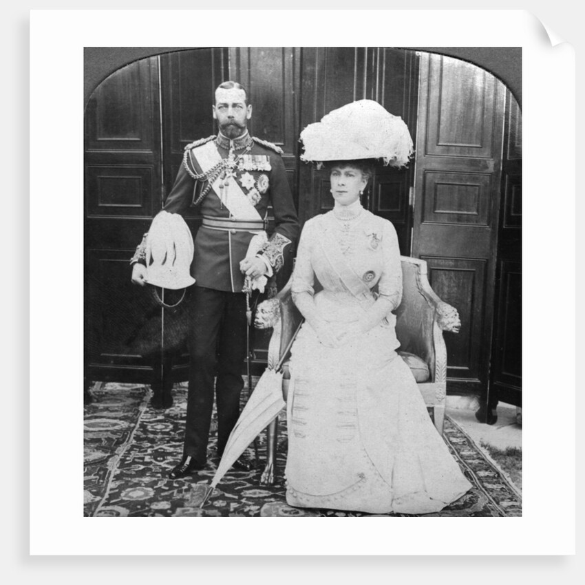 King George V (1865-1935) and Queen Mary (1867-1953) by HD Girdwood
