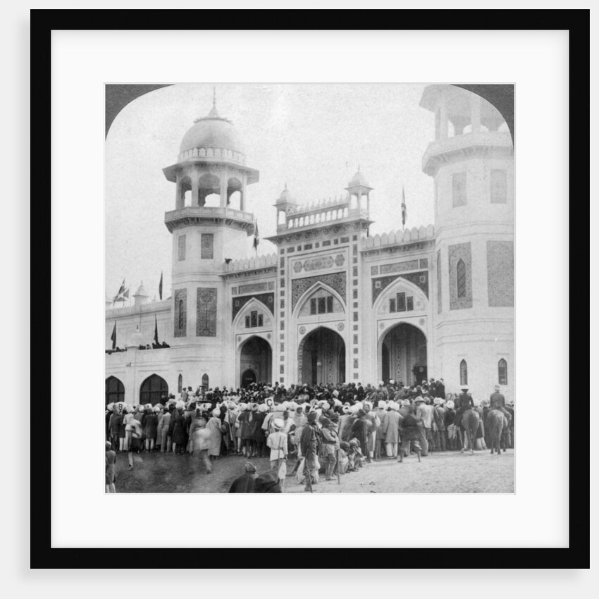 Lord Curzon opening the Indian Art Exhibition, Delhi, India by Underwood & Underwood