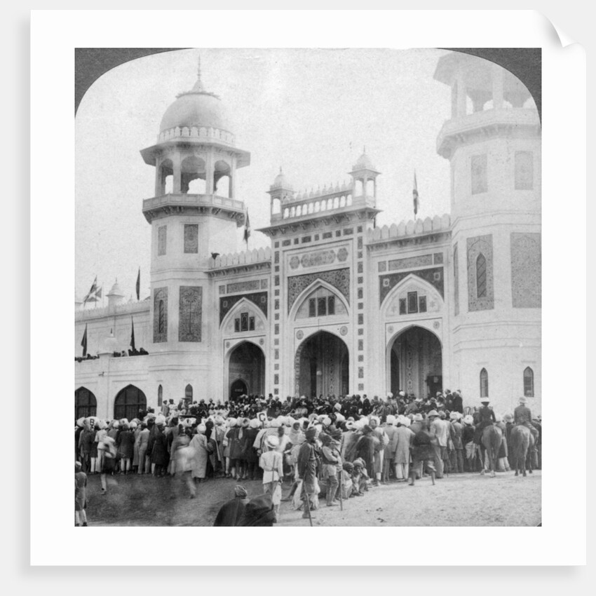 Lord Curzon opening the Indian Art Exhibition, Delhi, India by Underwood & Underwood
