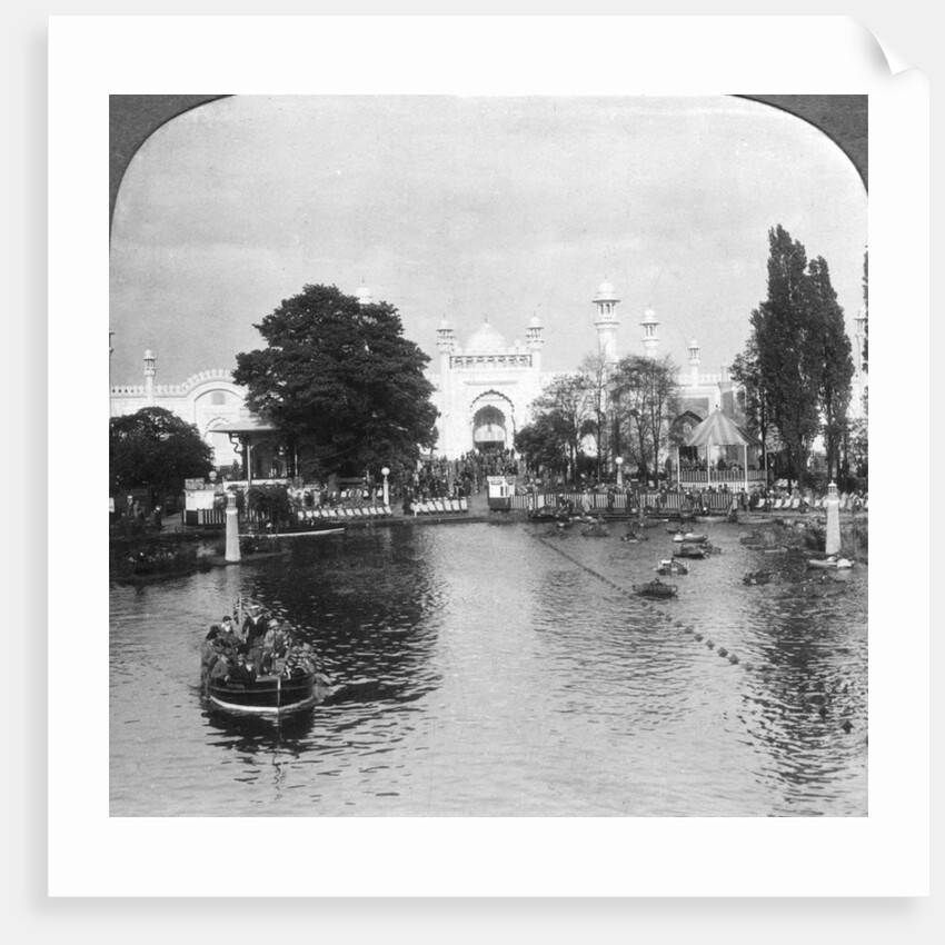 The lake at the British Empire Exhibition, Wembley, London by Anonymous