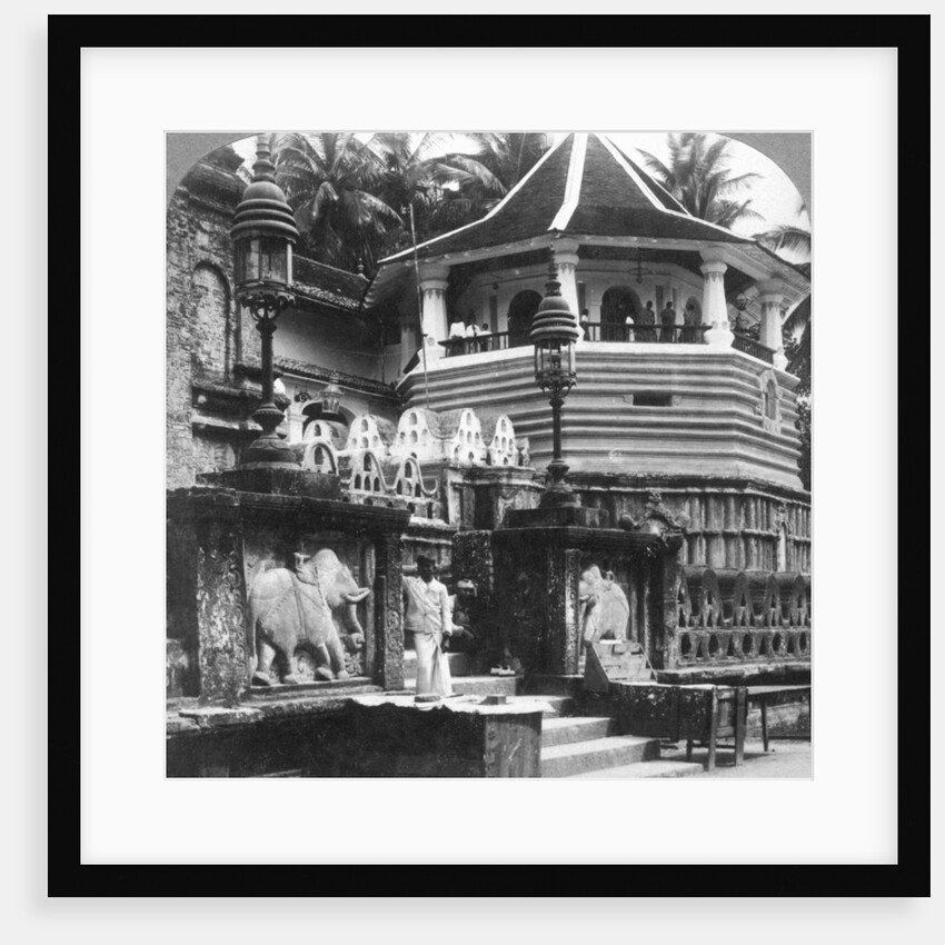 Dalada Maligawa, Palace of Buddha's Tooth, Kandy, Sri Lanka by Underwood & Underwood