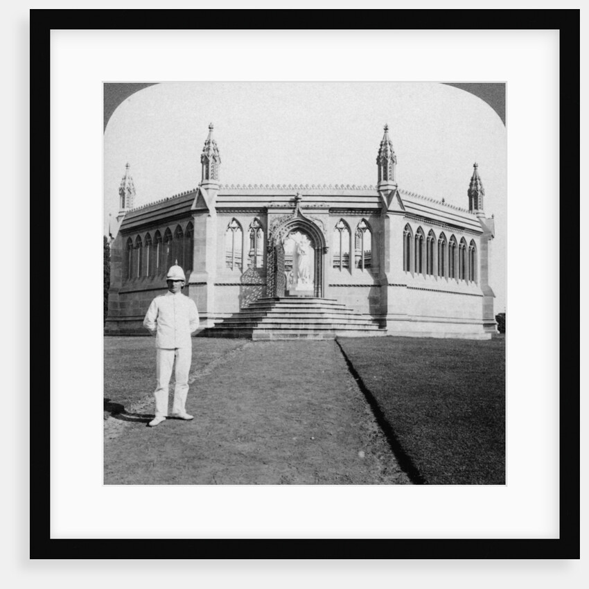 Memorial to the British women and children murdered during the Indian Mutiny, Cawnpore, India by Underwood & Underwood