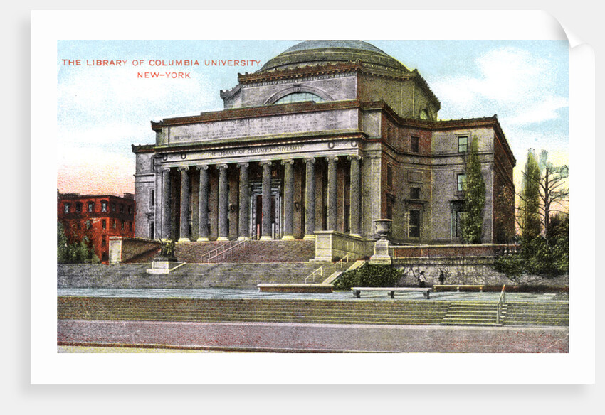 Columbia University library, New York, USA by Anonymous