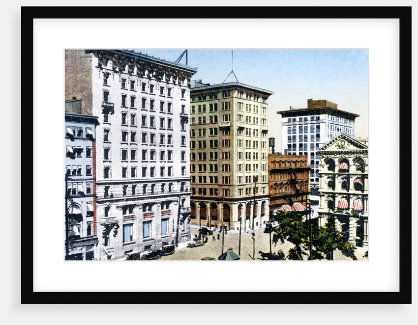 Victoria Square, St James Street, Montreal, Canada by Anonymous