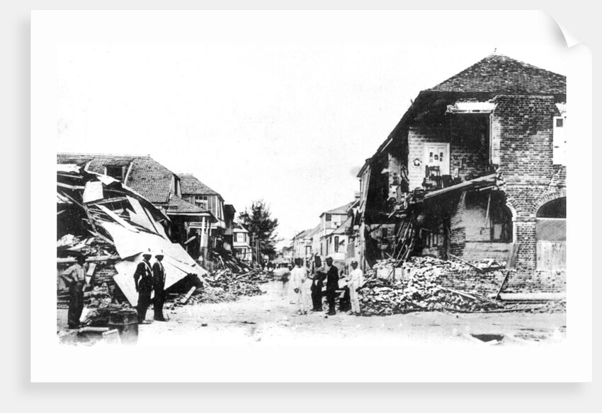 Earthquake damage, Duke Street, Kingston, Jamaica by Anonymous
