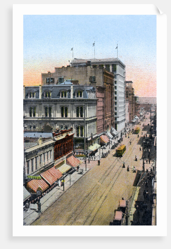 Looking north along Third Street, Portland, Oregon, USA by Anonymous