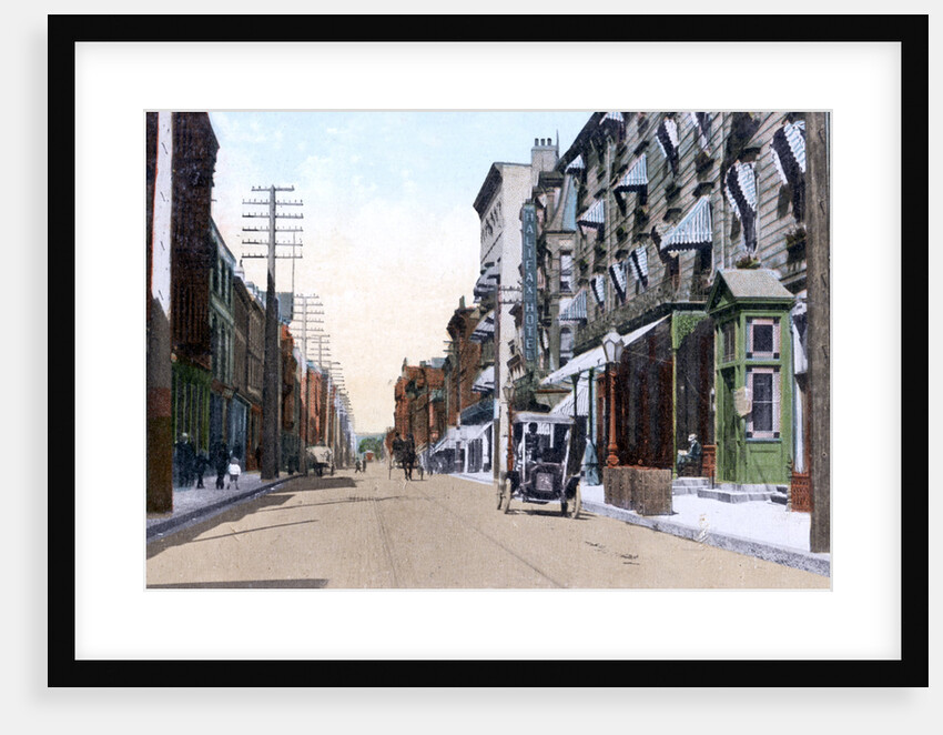The Halifax and Queens Hotels, Hollis Street, Halifax, Nova Scotia, Canada by Anonymous