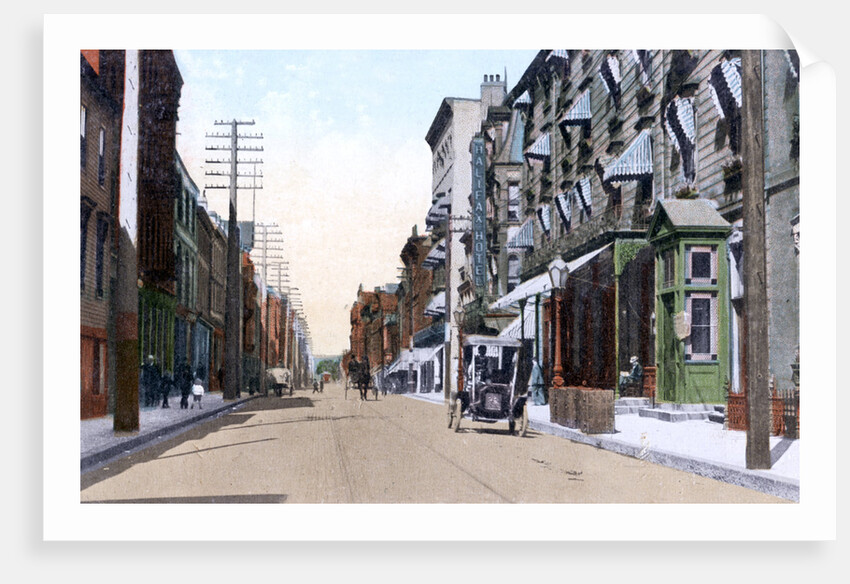 The Halifax and Queens Hotels, Hollis Street, Halifax, Nova Scotia, Canada by Anonymous
