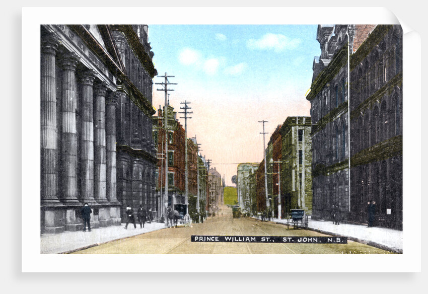 Prince William Street, Saint John, New Brunswick, Canada by Anonymous